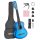 VEVOR klasszikus gitár, 780 mm, fa klasszikus gitár kezdőkészlet kezdőknek, nejlon húrokkal, puhatok, heveder, hangoló, extra húrok, pengetők, capo, hársfa, gyerekeknek, lányoknak, fiúknak, diákoknak, kék