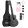 VEVOR klasszikus gitár, 780 mm, fa klasszikus gitár kezdőkészlet kezdőknek, nejlon húrokkal, puhatok, heveder, hangoló, extra húrok, pengetők, capo, hársfa, gyerekeknek, lányoknak, fiúknak, diákoknak, fekete