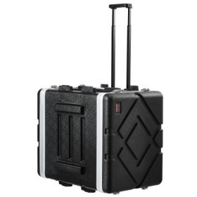   VEVOR 8U Rack Case szerver rack szekrény 480 mm / 18,9 hüvelyk mélységgel ABS fogantyúval