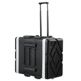   VEVOR 5U Rack Case szerver rack szekrény 480 mm / 19 hüvelyk mélységgel ABS fogantyúval