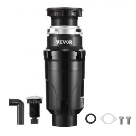   VEVOR hulladékkezelő 1/2 LE folyamatos üzemű ételhulladék-kezelő 3820 RPM EZ Connect