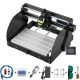 VEVOR gravírozógép 300×180×45 mm CNC router CNC 3018 Pro 15W lézergravírozó GRBL Control 3 tengelyes lézergravírozó gép, offline vezérlővel, műanyag, akril, PVC, fa faragásához