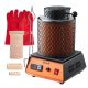 VEVOR elektromos olvasztókemence, 1500 W-os elektromos olvasztókemence készlet, 2102℉/1150℃ fémolvasztó gép 5 kg-os kerámia olvasztótégellyel, aranyolvasztó készlet ékszerkészítéshez, fémrudakhoz, fém alkatrészekhez