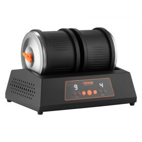   VEVOR kőpolírozó készlet, 8 fontos kőpolírozó készlet, 4 sebességfokozat, 9 napos polírozó időzítő, kőpolírozó készlet, dupla hengeres kőpolírozó adapterrel, kőpolírozó felnőtteknek és gyerekeknek