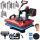 VEVOR Heat Press 12x15 hüvelykes 10 in 1 Heat Press 1000 W Heat Press Machine 360°-os elforgatással Red Heat Press póló szublimációs gép Kétcsöves fűtés barkács tollakhoz sapkák Bögrék és ingek