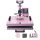 VEVOR Heat Press Machine 15x15 in 5 in 1 with 30oz Tumbler Press T-Shirts Pink