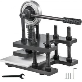   VEVOR bőrvágó gép 180x120 mm-es kézi stancvágó, nagy teherbírású bőr dombornyomó gép, kézi présforma, bőr stancolt bőr kézműves vágógép különféle anyagokhoz