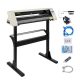 VEVOR Vinyl Cutter 28 hüvelykes vinyl vágógép 720 mm-es papíradagoló vinyl plotter vágógép robusztus állvánnyal papír vágásához fehér