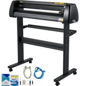   VEVOR vinilvágó plottergép 34” Signmaster szoftverrel, táblakészítő gép 870 mm-es papíradagolóval, vinilvágó plotter állvánnyal (34” 870 mm)