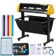 VEVOR 34"-os (86,4 cm-es) vinilvágó/plotter táblavágó gép szoftver 3 pengés LCD képernyő