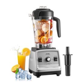   VEVOR turmixgép smoothie-khoz, 85 oz 1600 W, professzionális turmixgép erőteljes motorral, multifunkciós élelmiszer-feldolgozó turmixgép smoothie-khoz/turmixokhoz/gyümölcslékhez, konyhába illik