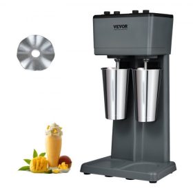   VEVOR Milkshake Maker Mixer Machine Dupla fejű rozsdamentes acél italkeverő