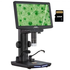   VEVOR digitális mikroszkóp érmemikroszkóp 10,1 hüvelykes IPS képernyő, 10-1300x nagyítás