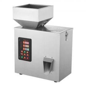   VEVOR portöltő gép, 0,002–0,22 font/1–100 g, automatikus intelligens részecskemérő töltőgép, palackzacskó portöltő részecskeadagoló teamagokhoz, gabonaporhoz, liszthez, babhoz, csillámporhoz