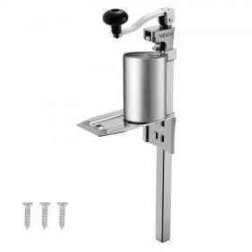   VEVOR kereskedelmi konzervnyitó, nagy teherbírású, kézi, asztali konzervnyitó akár 300 mm magasságú konzervekhez, magasságban állítható professzionális konzervnyitók rozsdamentes acél pengével, éttermek és élelmiszerboltok számára