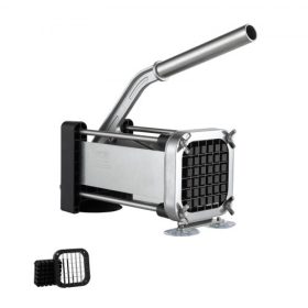   VEVOR sült krumpli vágó, burgonyaszeletelő 1/2 hüvelykes rozsdamentes acél pengével, kézi burgonyavágó aprító tapadókorongokkal, kiváló burgonyához, sült krumplihoz, uborkához, zöldségekhez, sárgarépához