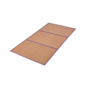   VEVOR japán tatami szőnyeg, 80 x 39 hüvelykes, összecsukható, kézzel szőtt természetes rattan tatami szőnyeg, csúszásmentes és könnyen tisztítható japán tatami padlószőnyeg, nyári lélegző alvószőnyeg meditációhoz, jógához és relax