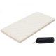 VEVOR japán tatami matrac, ikerméretű összecsukható japán tatami matrac, futon matrac tárolótáskával és rögzítővel, 9 rétegű padlószőnyeg alváshoz, kollégiumi szobához, meditációhoz, jógához, 2032 x 991 x 63,5 mm, fehér