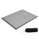 VEVOR japán tatami matrac, queen méretű összecsukható japán tatami matrac, futon matrac tárolótáskával és rögzítővel, 9 rétegű padlószőnyeg alváshoz, kollégiumi szobához, meditációhoz, jógához, 2032 x 1524 x 89 mm, szürke