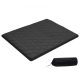 VEVOR japán tatami matrac, queen méretű összecsukható japán tatami matrac, futon matrac tárolótáskával és rögzítővel, 9 rétegű padlószőnyeg alváshoz, kollégiumi szobához, meditációhoz, jógához, 2032 x 1524 x 89 mm, fekete
