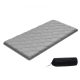 VEVOR japán tatami matrac, ikerméretű összecsukható japán tatami matrac, futon matrac tárolótáskával és rögzítővel, 9 rétegű padlószőnyeg alváshoz, kollégiumi szobához, meditációhoz, jógához, 2032 x 991 x 89 mm, szürke