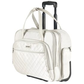   VEVOR gurulós laptoptáska 15,6 hüvelykes (39,6 cm) kerekes számítógéptáska utazáshoz nőknek és férfiaknak
