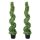 VEVOR mesterséges topiáriumok, 4 láb magas (2 darab) kültéri faux topiary növény, egész évben zöld feaux növény, cserélhető levelekkel dekoratív beltéri/kültéri/kert számára