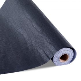   VEVOR öntapadós tapéta, 40 cm x 10 m, fekete, repedezett textúrájú, vízálló, öntapadós, könnyen tisztítható és lehúzható faldekoratív vinil tekercs hálószobába, konyhába, irodába, fürdőszobába