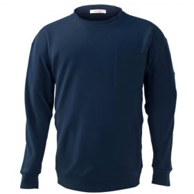   VEVOR FR ingek, lángálló hosszú ujjú ruházat, könnyű, 7 oz-os, lélegző pamut, férfi tűzálló munkaing zsugorodás előtti kezeléssel és zsebbel, hegesztőknek, villanyszerelőknek, sötétkék L-es méret