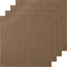   VEVOR szőnyeglapok, lehúzható és ragasztható, 45 cm x 45 cm-es négyzetek, öntapadós szőnyegpadló-lap, puha, párnázott szőnyeglapok, könnyen telepíthető barkácsolás hálószobába, nappaliba, beltérre, kültérre (10 lap, sötétbarna)