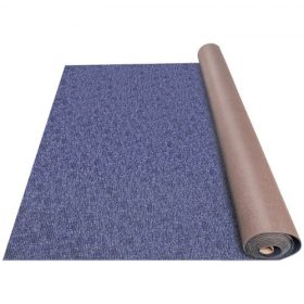  VEVOR beltéri és kültéri szőnyeg, szőnyeg, 5,9x36 láb (kb. 11 m), vízálló hátlappal, kültéri szőnyeg teraszra, verandára, garázsba, kültéri szőnyeg, futófelület, csúszásgátló verandaszőnyeg, penészmentes konyhaszőnyeg (kék, 11 m)