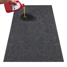   VEVOR garázsszőnyeg, 2,68 x 6,7 m vízálló védelem víz, hó, eső, sár és olaj ellen autókhoz, csúszásmentes, nagy teherbírású szőnyeg TPE szivárgásgátló hátlappal, könnyen tisztítható és vágható