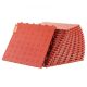 VEVOR garázscsempék egymásba illeszthetőek, 12 x 12 x 0,53 hüvelykes, 50 darabos garázspadlóburkoló csempe, csúszásmentes, kétoldalas textúrájú garázspadlólapok, garázsokhoz, pincékhez, javítóműhelyekhez, piros
