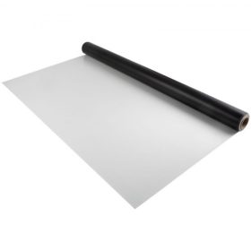   VEVOR táncparkett, 6,6x23 lábas táncparkett tekercs, 0,06 hüvelyk vastag PVC vinil táncparkett, fekete/fehér, megfordítható, hordozható táncparkett, csúszásmentes táncparkett, balett táncparkett jazz, pop és lírai stílushoz