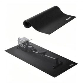   VEVOR futópad szőnyeg szőnyegpadlóhoz, 600 x 1300 x 4 mm edzőszőnyeg ellipszis trénerhez és járópadhoz, nagy sűrűségű PVC padlóvédő, vízálló és csúszásmentes otthoni edzőterembe