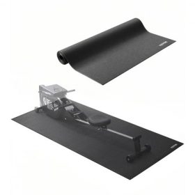   VEVOR futópad szőnyeg szőnyegpadlóra, 6 mm vastag, 760x1525 mm edzőgép szőnyeg futópadokhoz, álló és fekvő kerékpárokhoz, nagy sűrűségű PVC padlóvédő, vízálló és csúszásmentes otthoni edzőterembe