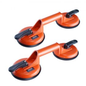   VEVOR üveg tapadókorong, 11,9 cm 2 db-os csomag 149,7 kg teherbírás, vákuumos tapadókorong alumínium fogantyúval, nagy teherbírású ipari tapadókorongos emelőeszköz üveg, gránit, csempe, fém, fa panelek emeléséhez