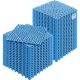 VEVOR moduláris összekapcsolódó párna, 50 db-os csomag 30 x 30 cm-es illesztő vízelvezető szőnyegek, puha PVC összekapcsolódó vízelvezető padlólapok, csúszásmentes vízelvezető lyukak fürdőszobába, konyhába, medencébe, nedves terül