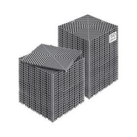   VEVOR összekapcsolódó vízelvezető szőnyeg, 12” x 12” moduláris összekapcsolódó párna, 50 db illesztő vízelvezető szőnyeg, csúszásmentes szürke PP vízelvezető padlólap és zuhanyszőnyeg, garázsba, kertbe, konyhába és kültérre