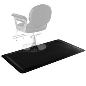   VEVOR fodrászszőnyeg, 1525 x 910 mm-es téglalap alakú, fáradtsággátló fodrászszék-szőnyeg, 13 mm vastag PVC + NBR fodrászszék-szőnyeg lekerekített kivágással, botlásgátló, ferde szélekkel és csúszásmentes aljjal
