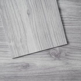   VEVOR öntapadós vinil padlólapok, 36 x 6 hüvelyk, 20 db 0,62 mm vastag, húzható és ragasztható, világos szürke faerezetű, barkácsoláshoz használható padlóburkolat konyhába, étkezőbe, hálószobába és fürdőszobába, egyszerű lakberend