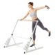 VEVOR balett rúd, szabadon álló, hordozható rúd, otthoni fitnesz edzőeszközök hasizmokhoz, karokhoz, erőnléthez és kardióhoz, könnyen tárolható, összecsukható nyújtó táncrudak, 4 szinten állítható magasság