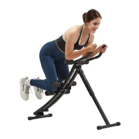  VEVOR AB edzőgép, hasizom-edzőgép otthoni edzőterembe, törzs- és hasizom-edzőgép nőknek, 180 kg-os súlykapacitású erőnléti edzőgép, összecsukható, állítható fitneszgép