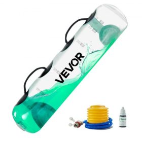   VEVOR vízsúlyos Aqua Bag, nagy Aqua Bags edzéshez, 31.75 kg állítható hordozható stabilitású fitnesz- és teljes testedző eszközök, erőnléti és egyensúlyedzéshez, otthoni edzőtermi edzéshez