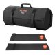 VEVOR edzőhomokzsák, nagy teherbírású edzőtáskák fogantyúkkal, 11-34 kg-os állítható csapózsák fitnesz erőnléti edzéshez, keresztedzéshez, otthoni edzőtermi edzéshez, fekete (töltetlen)