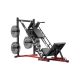 VEVOR Leg Press Hack guggológép, állítható lábnyomó kombináció lineáris csapággyal és súlytárolóval, alsótest-specialitás otthoni edzőterembe, lábedző berendezések quadizmokhoz, combhajlító izmokhoz, farizomhoz, vádlihoz