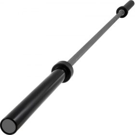   Vevor 2m-es súlyzó, 15 kg-os súlyemelő rúd, edzéshez, fitneszhez, fekvenyomó rúd, súlyemelő rúd, fekvenyomó guggolás, csatokkal és szorítókkal, szürke