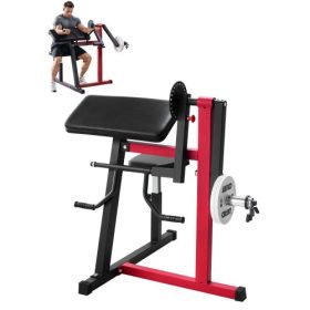   VEVOR Preacher Curl gép, 2 az 1-ben bicepsz curl gép és tricepsz nyújtó gép, ülőkaros izolált bicepsz állomás, erőnléti edzőpad, edzőeszközök otthoni edzőterembe