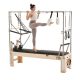 VEVOR Pilates Reformer, fa Pilates gép otthoni edzőterembe, erőnléti edzőberendezés kettős ellenállással, reformer doboz, ugródeszka, haladó felhasználóknak és kezdőknek, akár 180 kg-ig