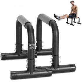   VEVOR tolódzkodó rudak, 500 font teherbírású, teherbírású tolódzkodó állvány, fitnesz edzés tolódzkodó állomás stabilizátor párhuzamos fekvőtámasz állvány, párhuzamos rudak erőnléti edzéshez otthoni edzőterem iroda kültéri